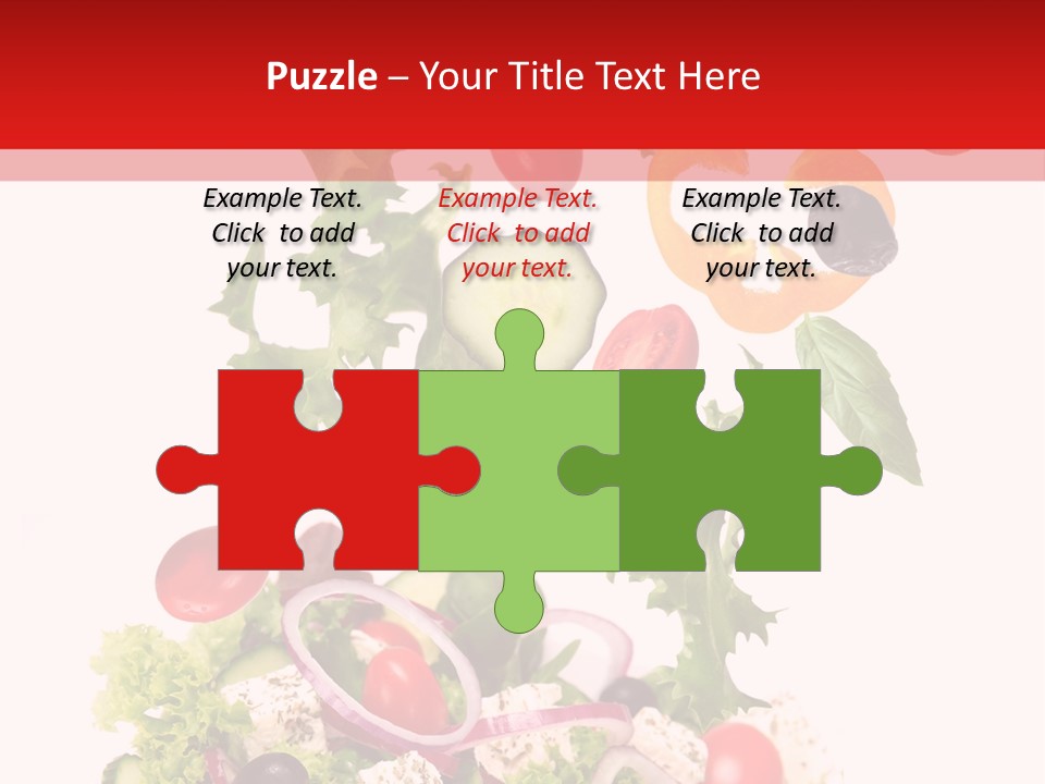 Red Leaf White PowerPoint Template