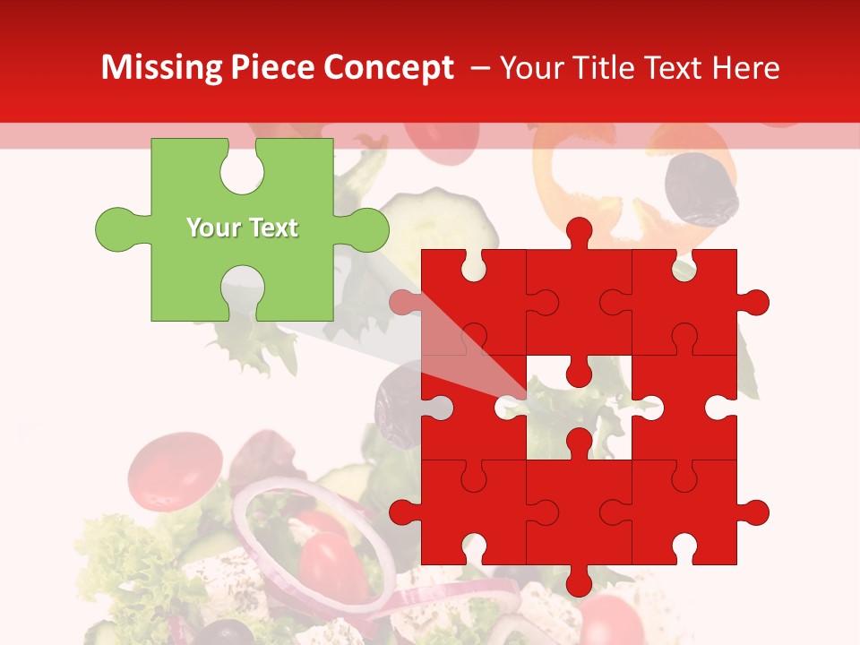 Red Leaf White PowerPoint Template