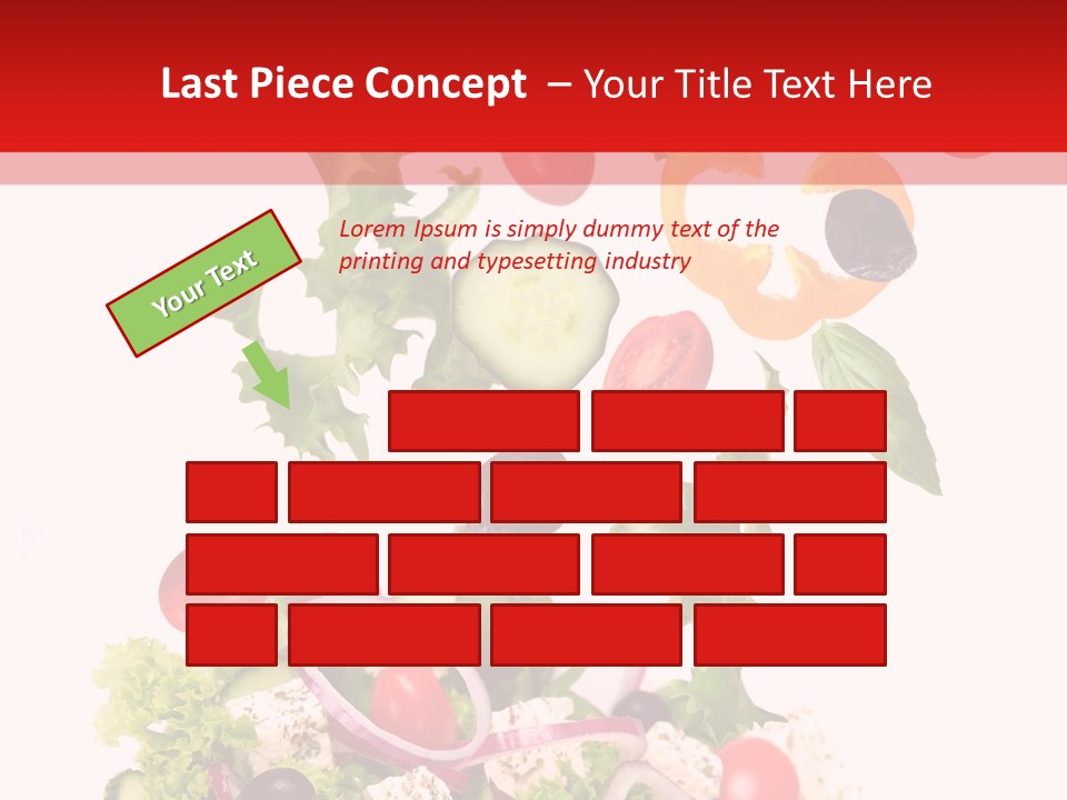 Red Leaf White PowerPoint Template