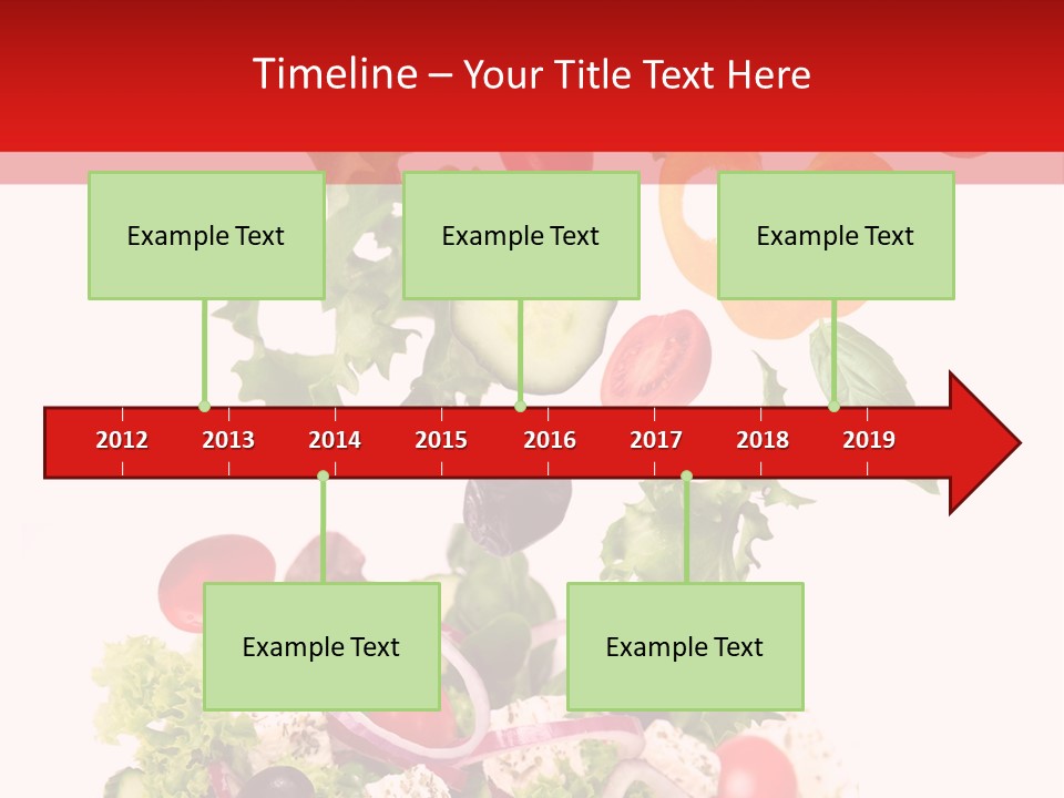 Red Leaf White PowerPoint Template