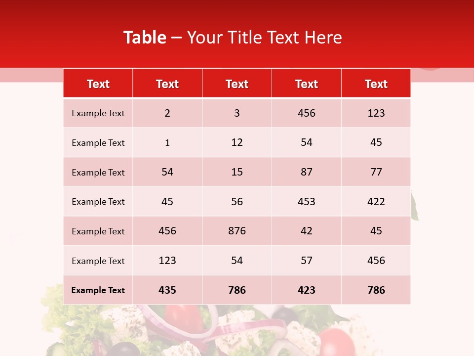 Red Leaf White PowerPoint Template