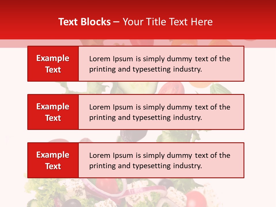 Red Leaf White PowerPoint Template