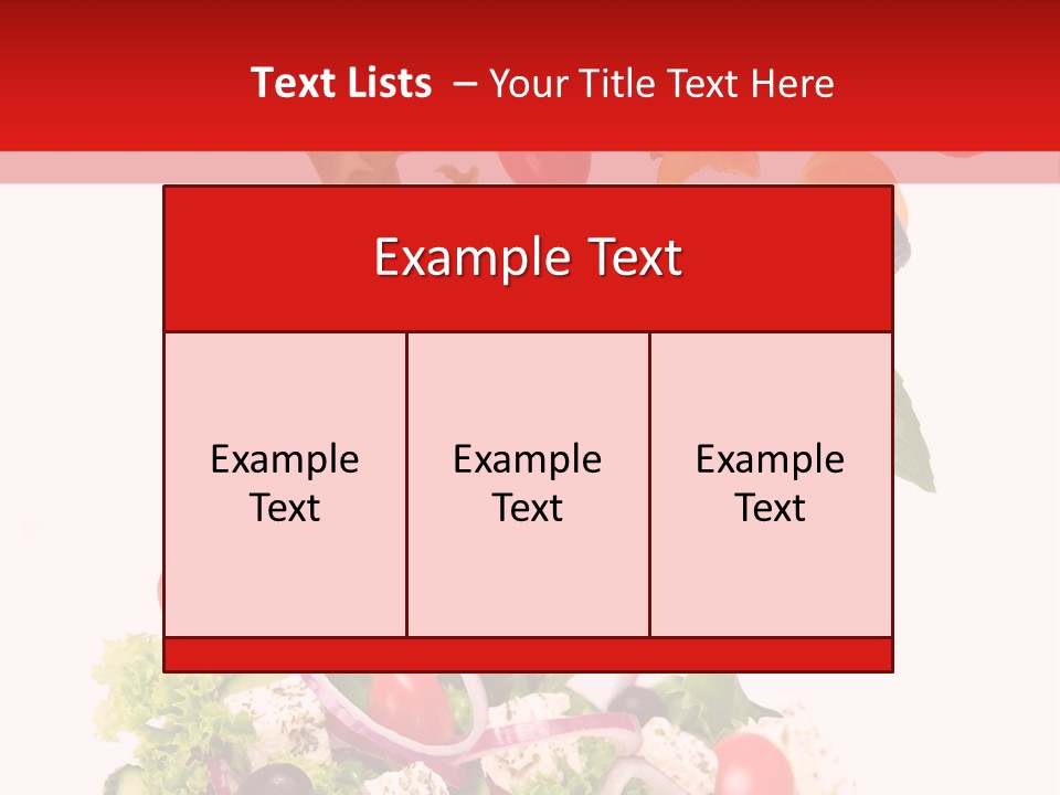 Red Leaf White PowerPoint Template