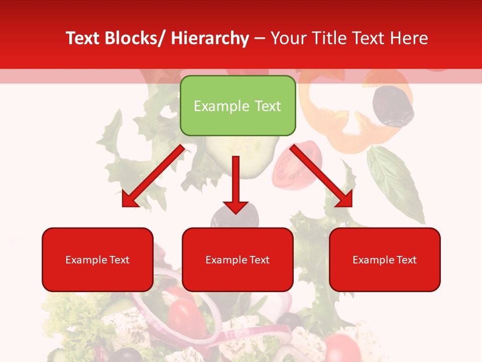 Red Leaf White PowerPoint Template