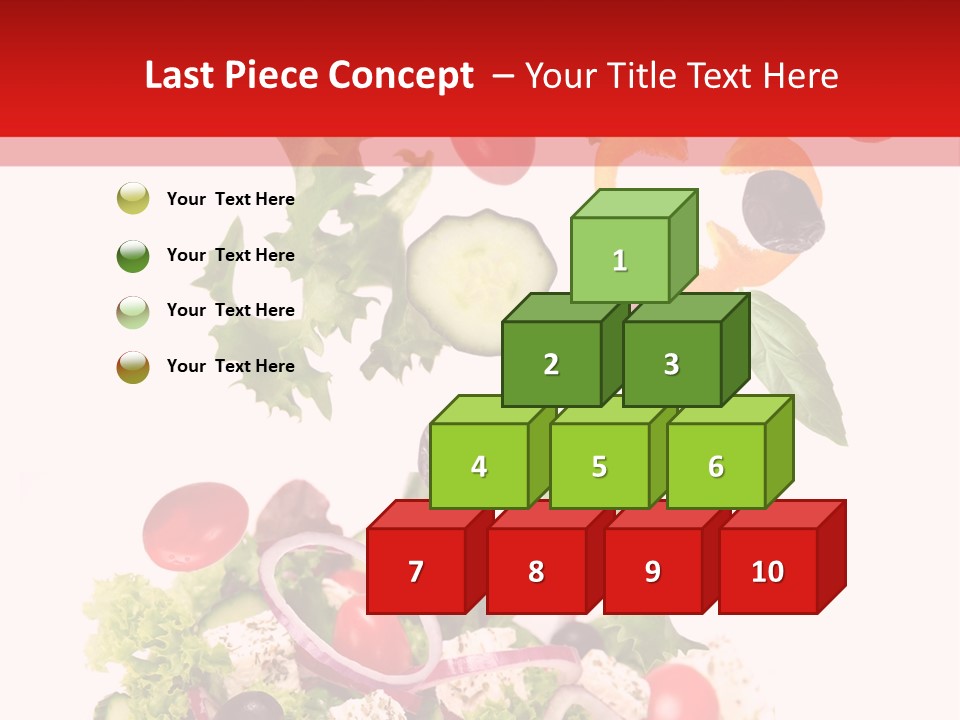 Red Leaf White PowerPoint Template