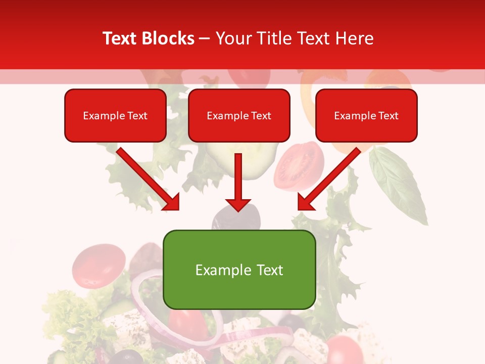 Red Leaf White PowerPoint Template