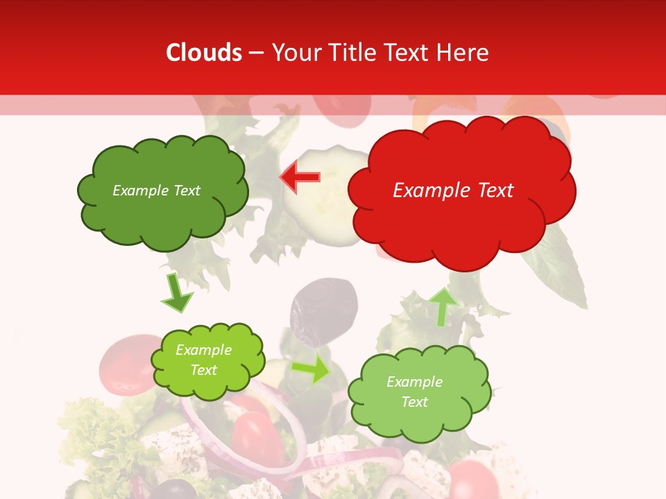 Red Leaf White PowerPoint Template