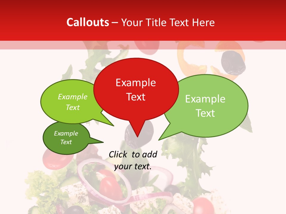 Red Leaf White PowerPoint Template