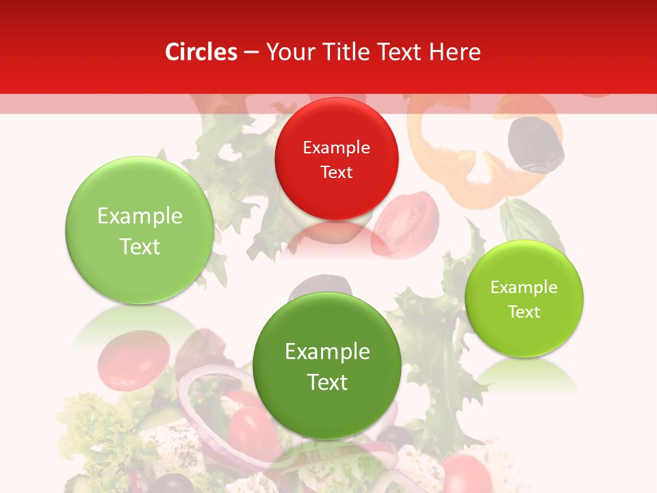 Red Leaf White PowerPoint Template