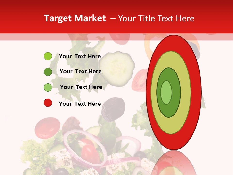 Red Leaf White PowerPoint Template