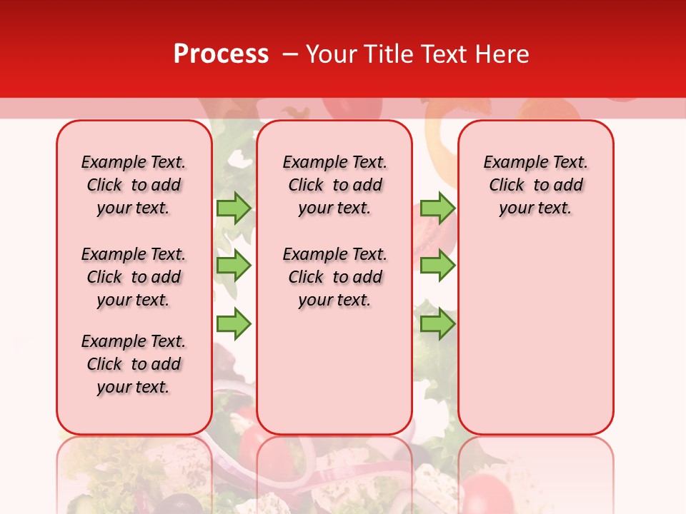 Red Leaf White PowerPoint Template