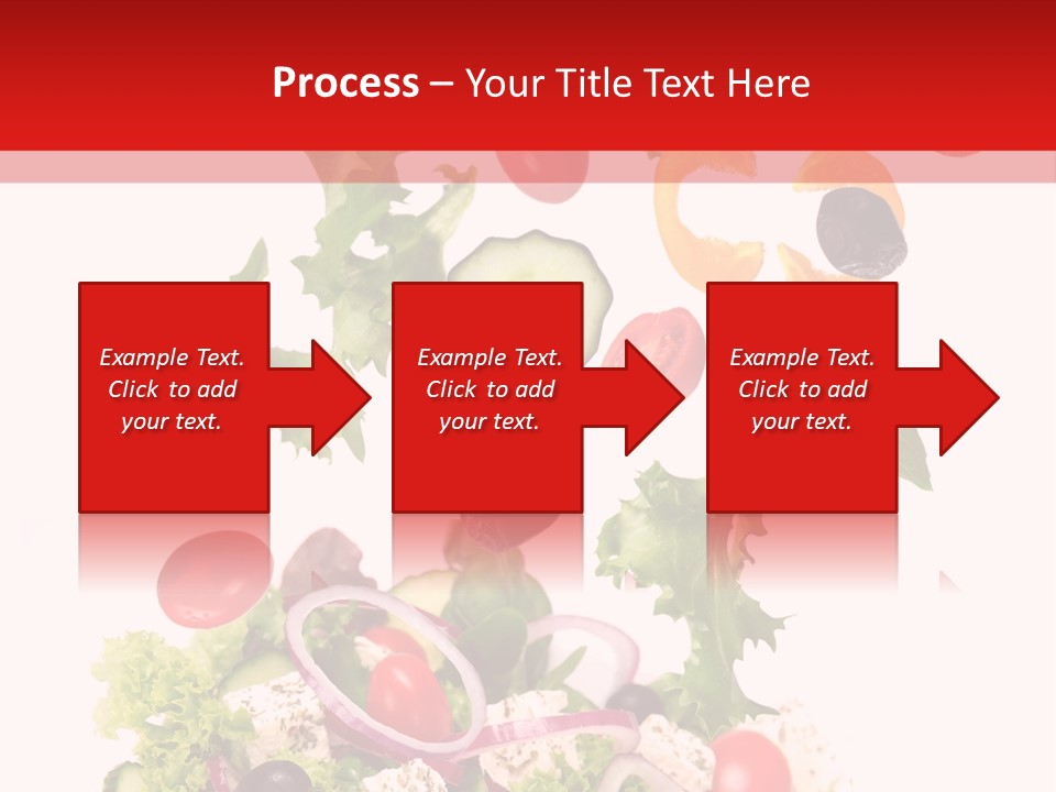 Red Leaf White PowerPoint Template