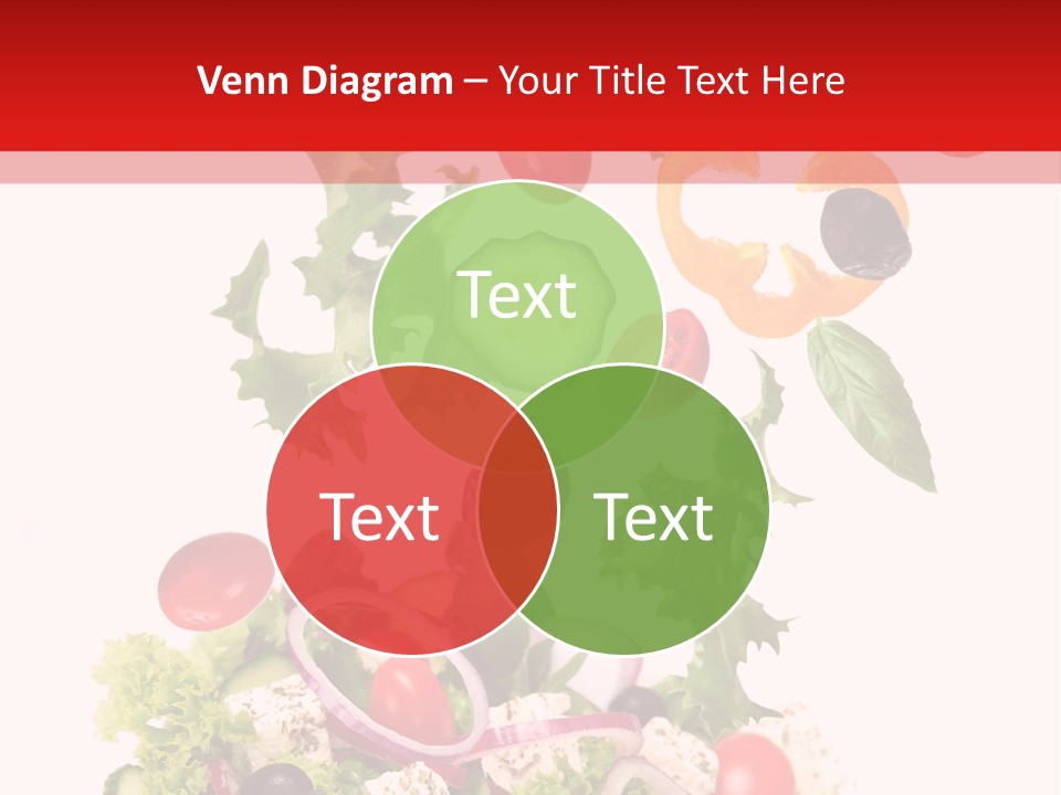 Red Leaf White PowerPoint Template