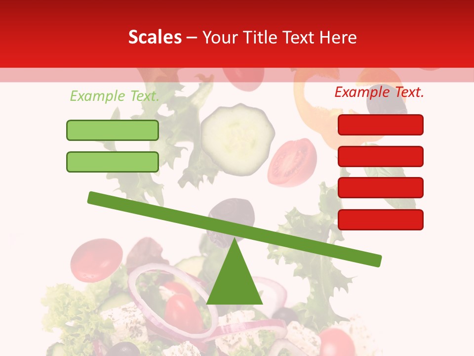 Red Leaf White PowerPoint Template