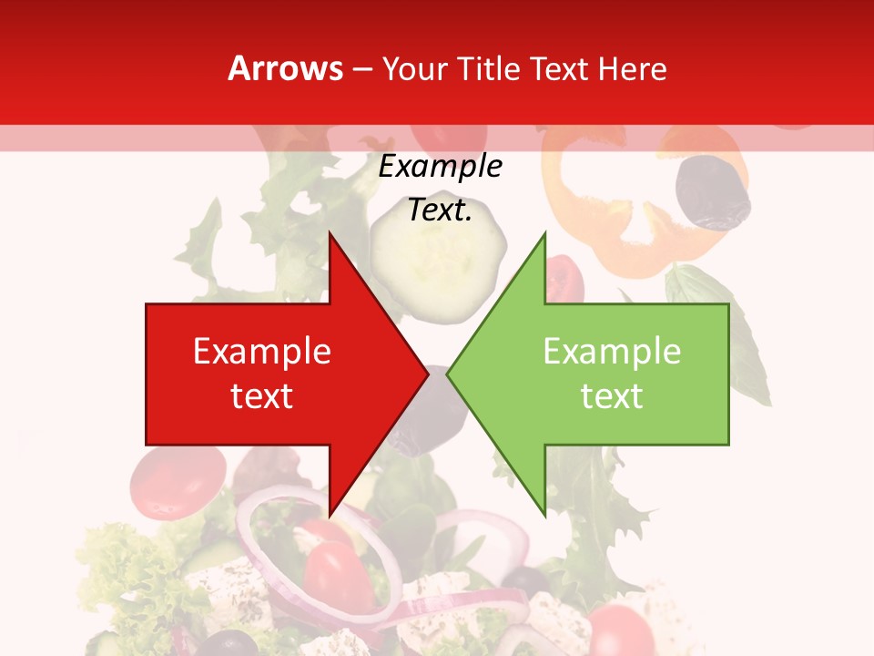 Red Leaf White PowerPoint Template