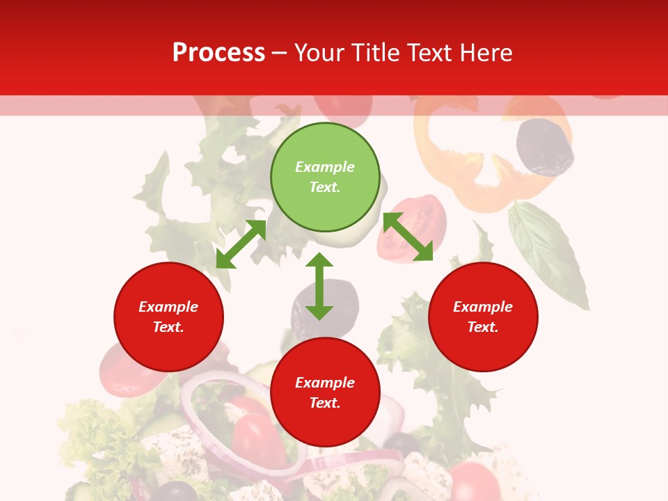 Red Leaf White PowerPoint Template