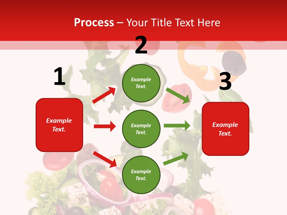Red Leaf White PowerPoint Template