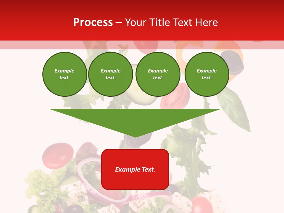 Red Leaf White PowerPoint Template