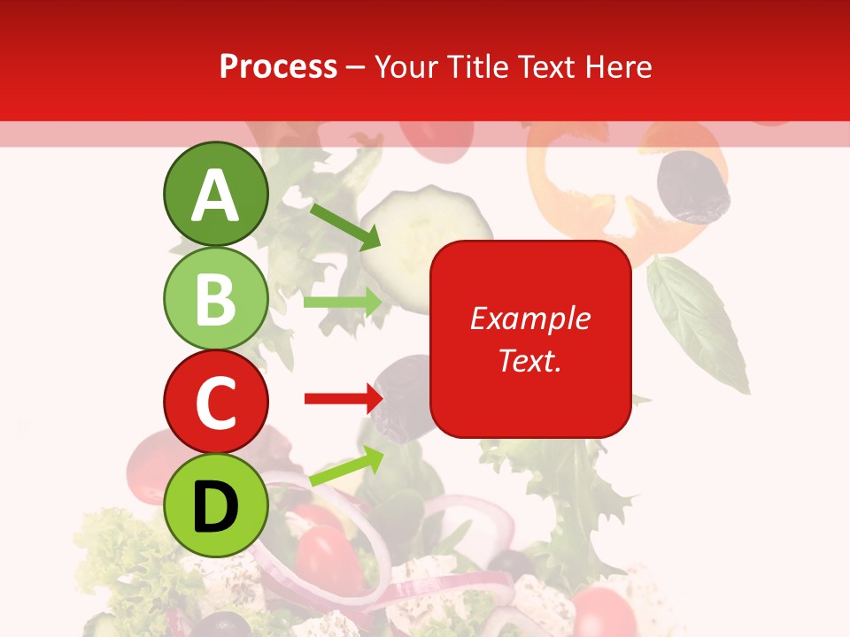 Red Leaf White PowerPoint Template