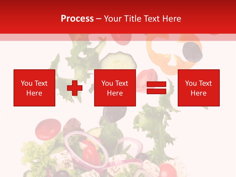 Red Leaf White PowerPoint Template