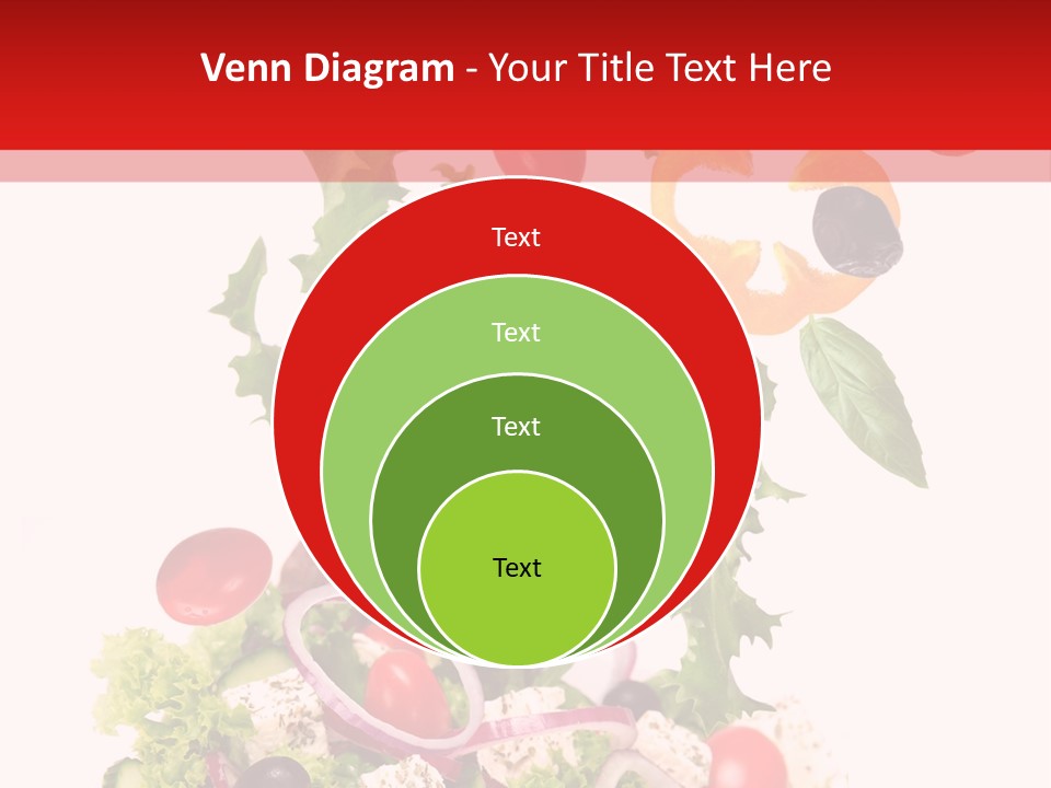 Red Leaf White PowerPoint Template