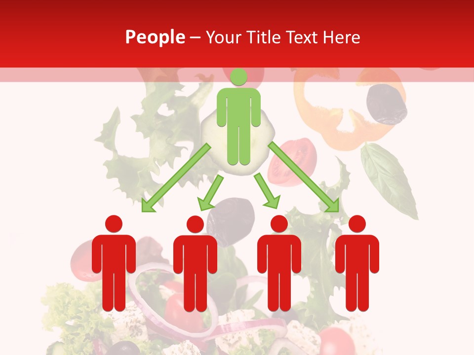 Red Leaf White PowerPoint Template