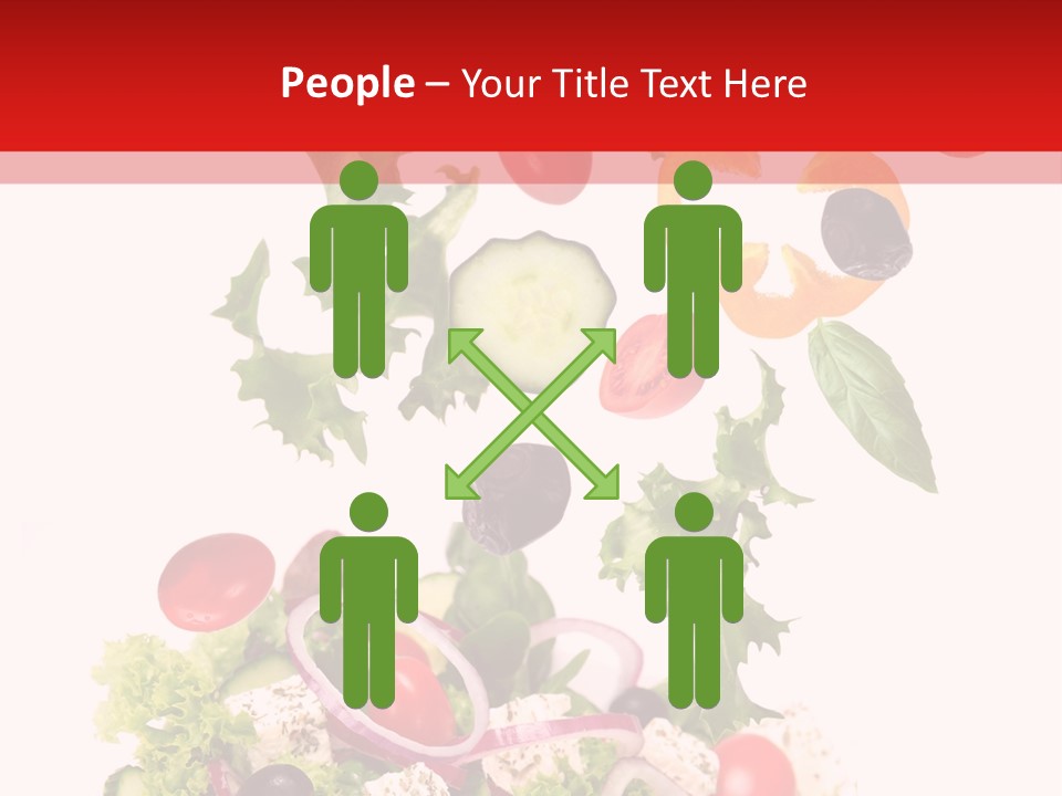 Red Leaf White PowerPoint Template