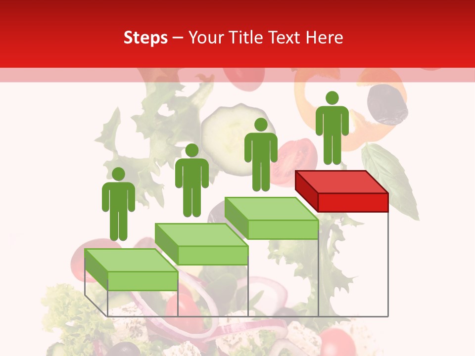 Red Leaf White PowerPoint Template