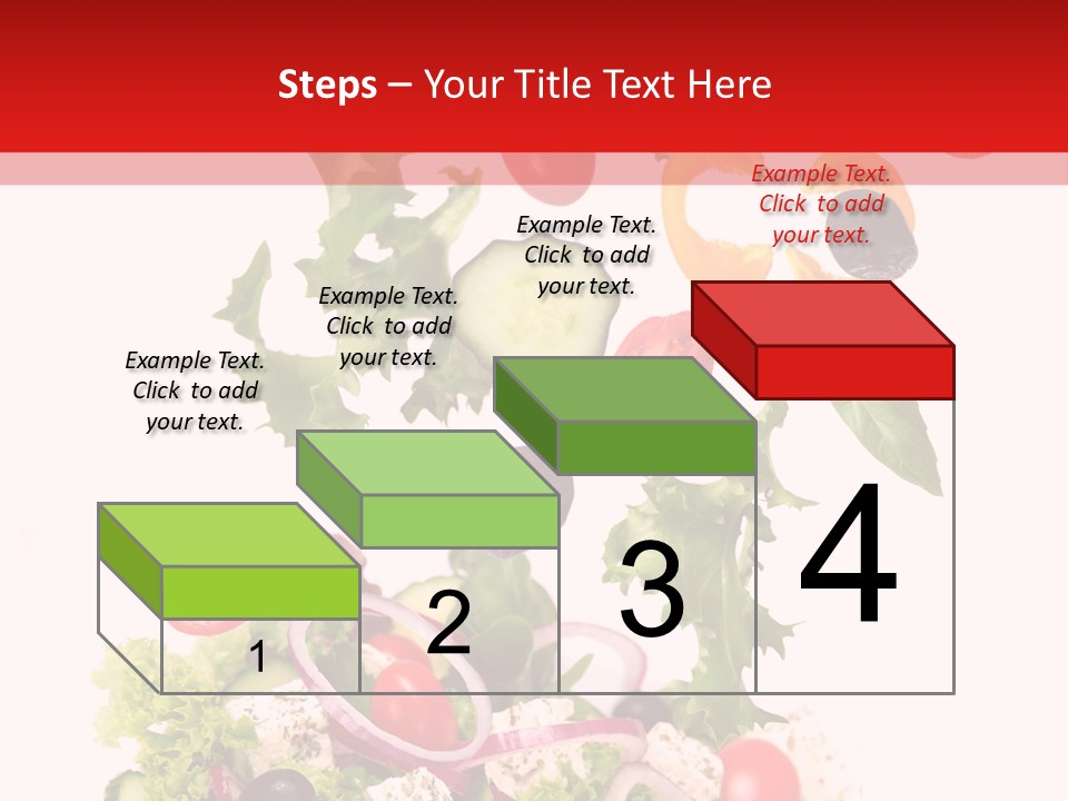 Red Leaf White PowerPoint Template