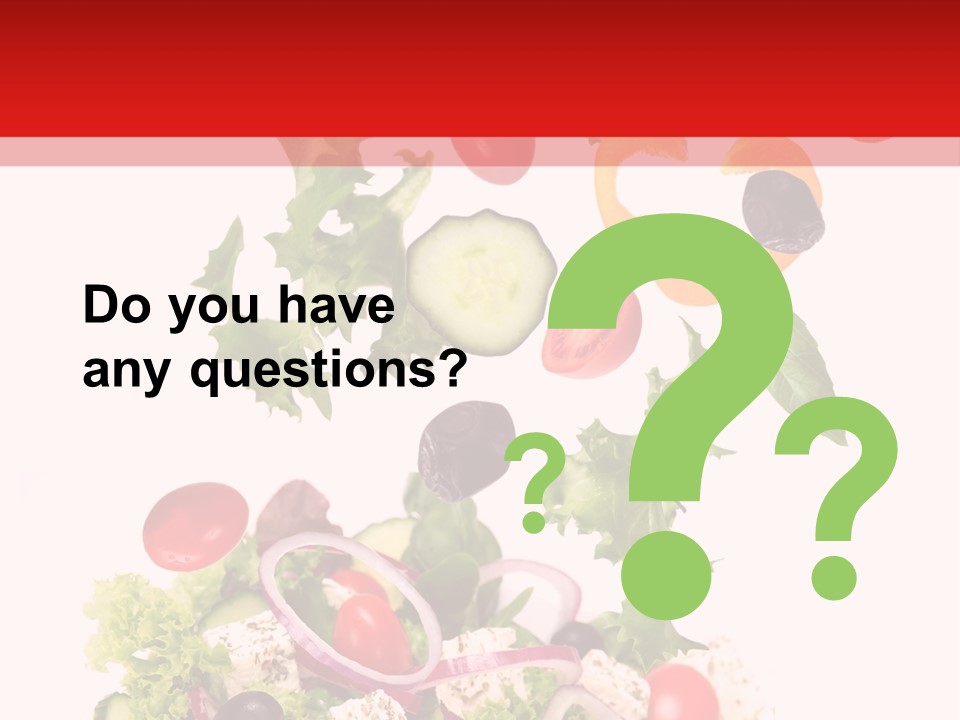 Red Leaf White PowerPoint Template