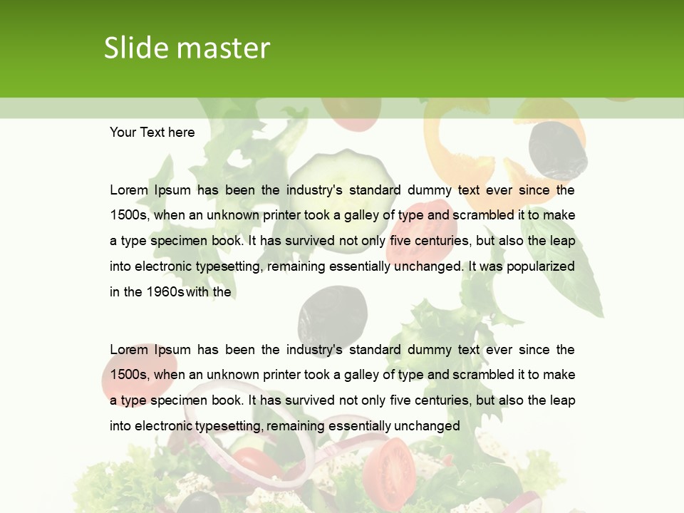 European Bowl Fly PowerPoint Template