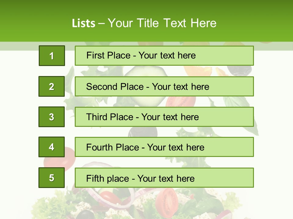 European Bowl Fly PowerPoint Template