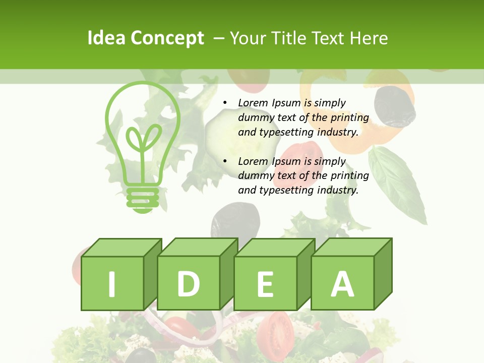 European Bowl Fly PowerPoint Template