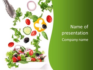 Ingredient Tomato Vegetable PowerPoint Template