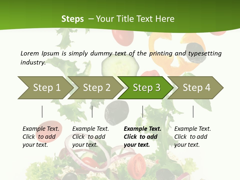 Ingredient Tomato Vegetable PowerPoint Template