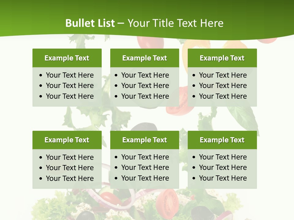 Ingredient Tomato Vegetable PowerPoint Template