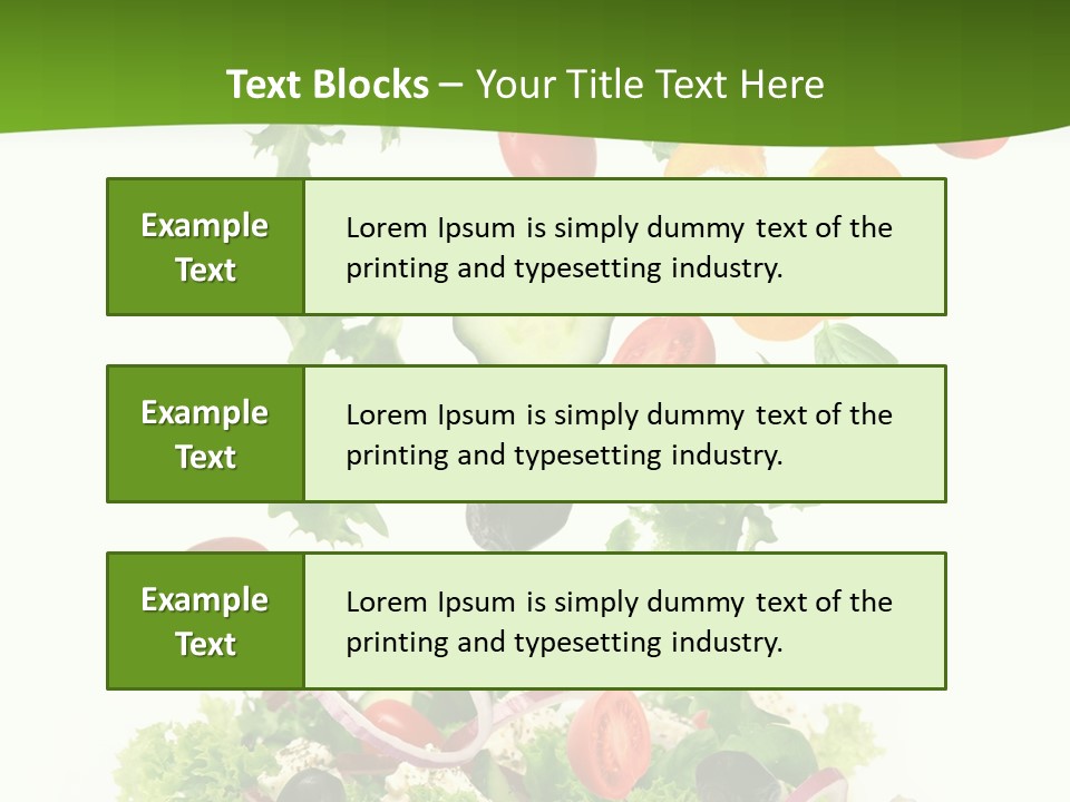 Ingredient Tomato Vegetable PowerPoint Template