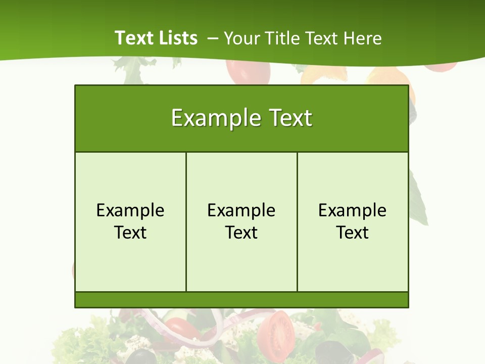 Ingredient Tomato Vegetable PowerPoint Template