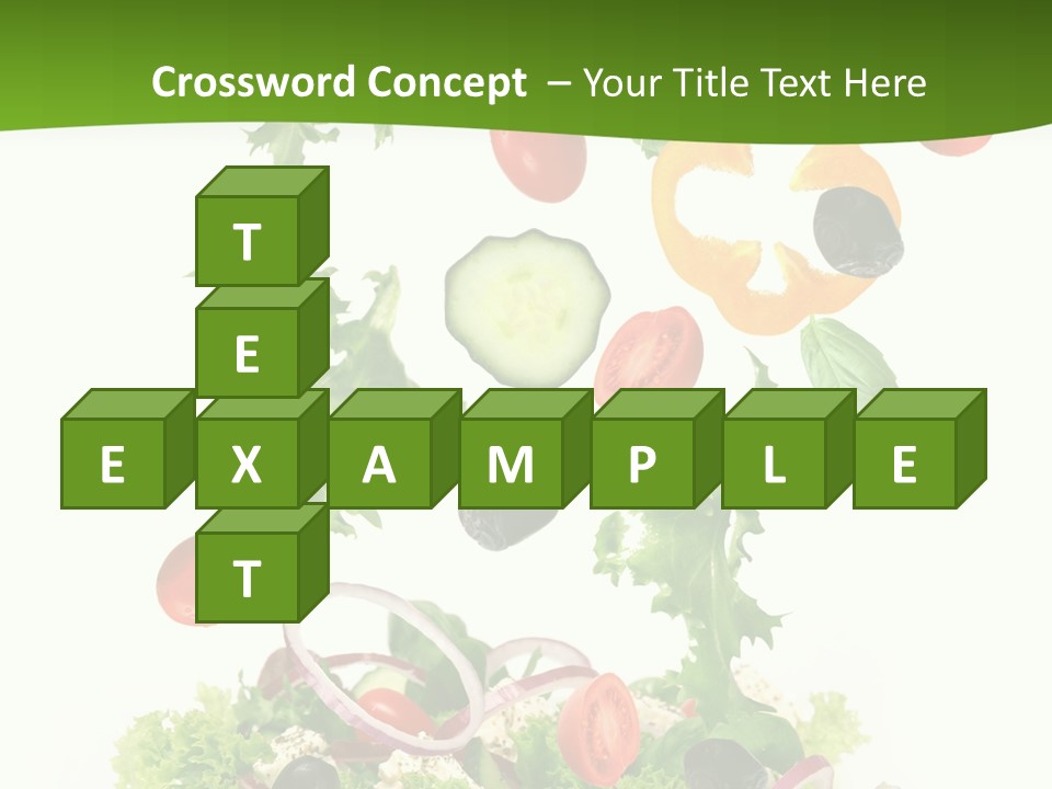 Ingredient Tomato Vegetable PowerPoint Template