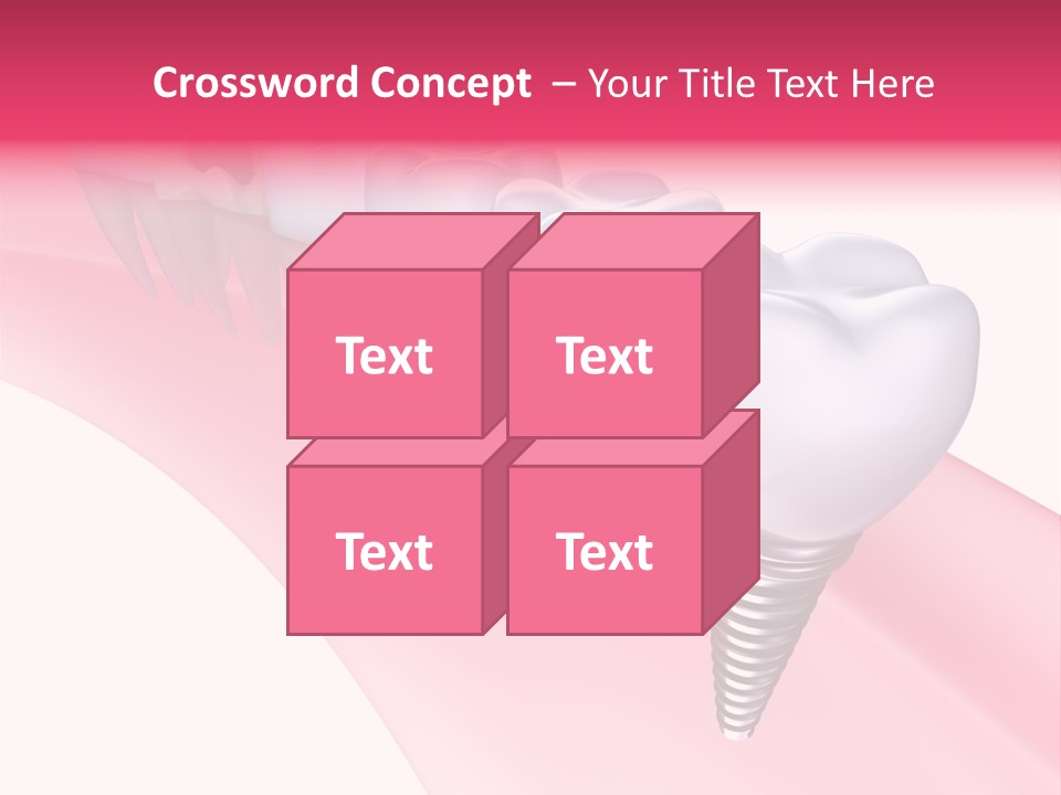 Treatment Prosthesis Isolated PowerPoint Template