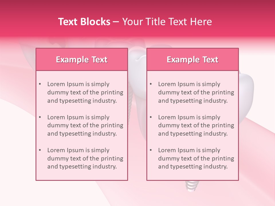 Treatment Prosthesis Isolated PowerPoint Template