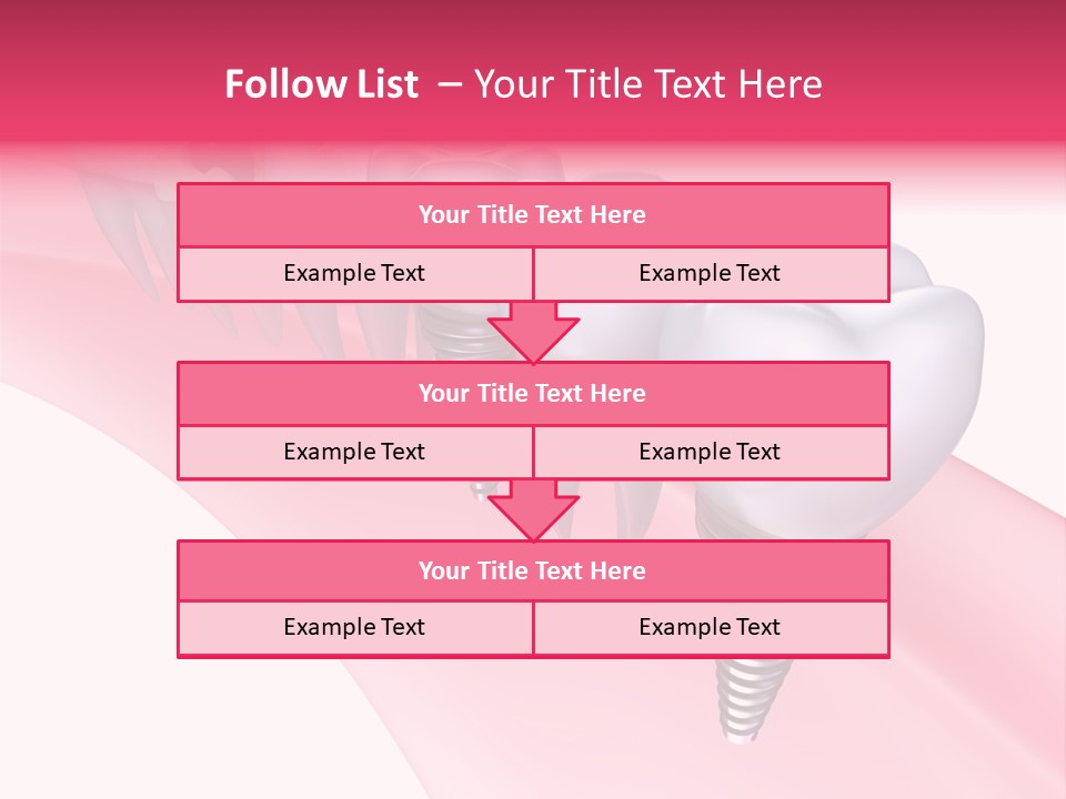 Treatment Prosthesis Isolated PowerPoint Template