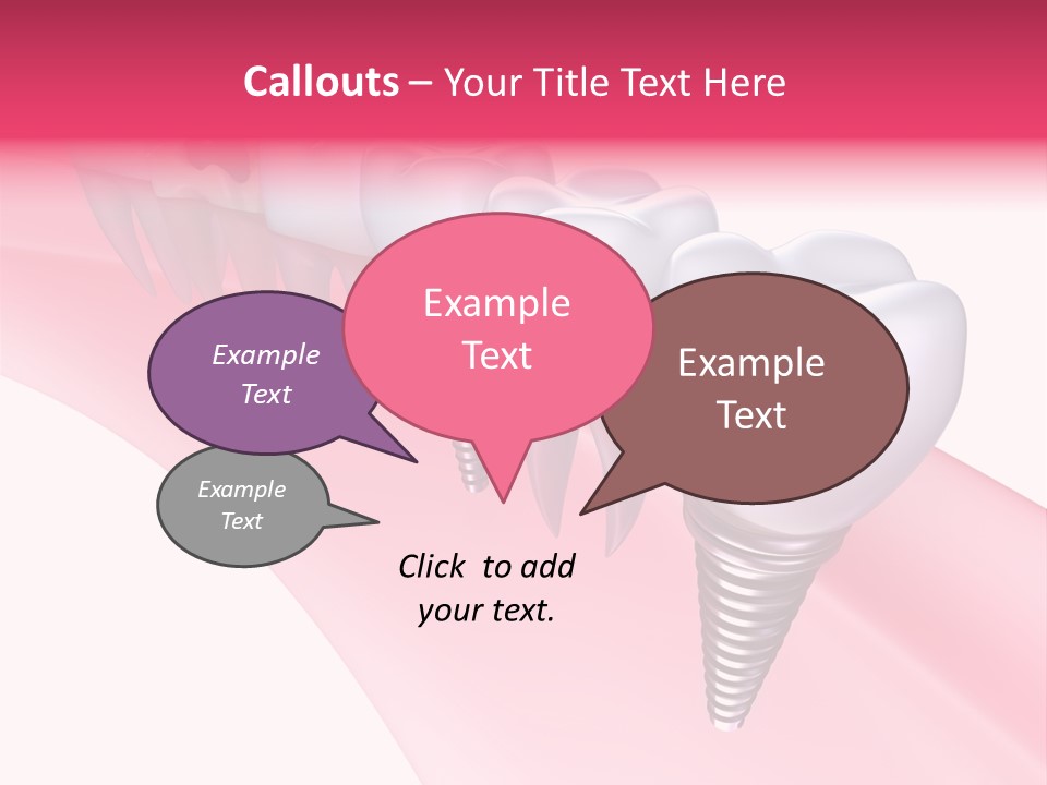 Treatment Prosthesis Isolated PowerPoint Template