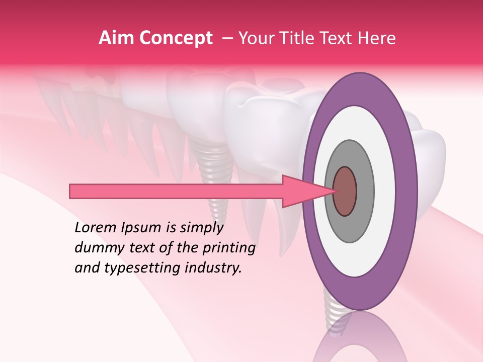Treatment Prosthesis Isolated PowerPoint Template