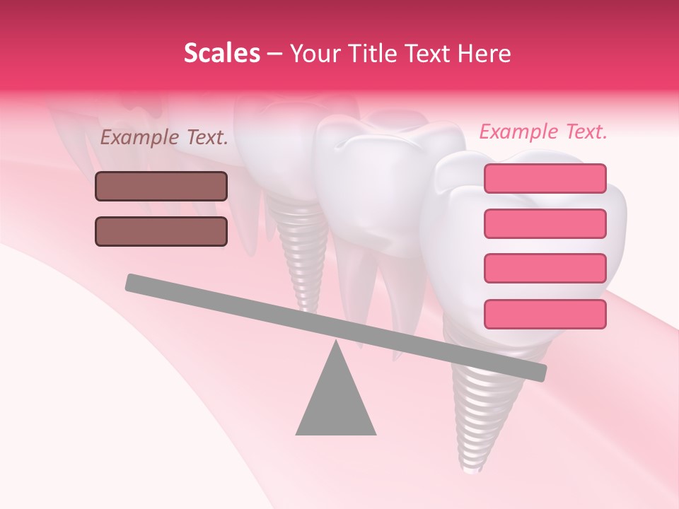 Treatment Prosthesis Isolated PowerPoint Template