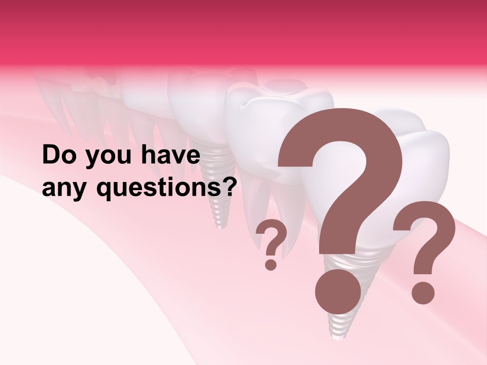 Treatment Prosthesis Isolated PowerPoint Template