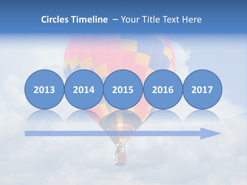 Illustration Colorful Rally PowerPoint Template