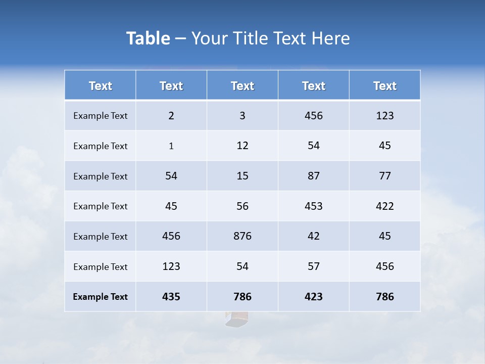 Illustration Colorful Rally PowerPoint Template