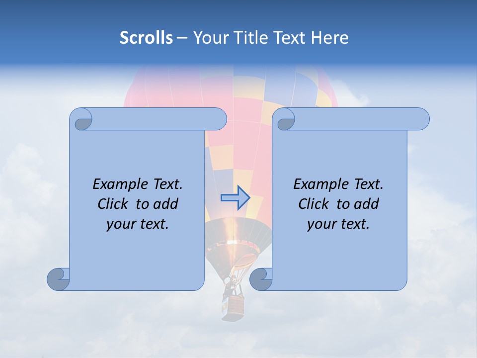 Illustration Colorful Rally PowerPoint Template