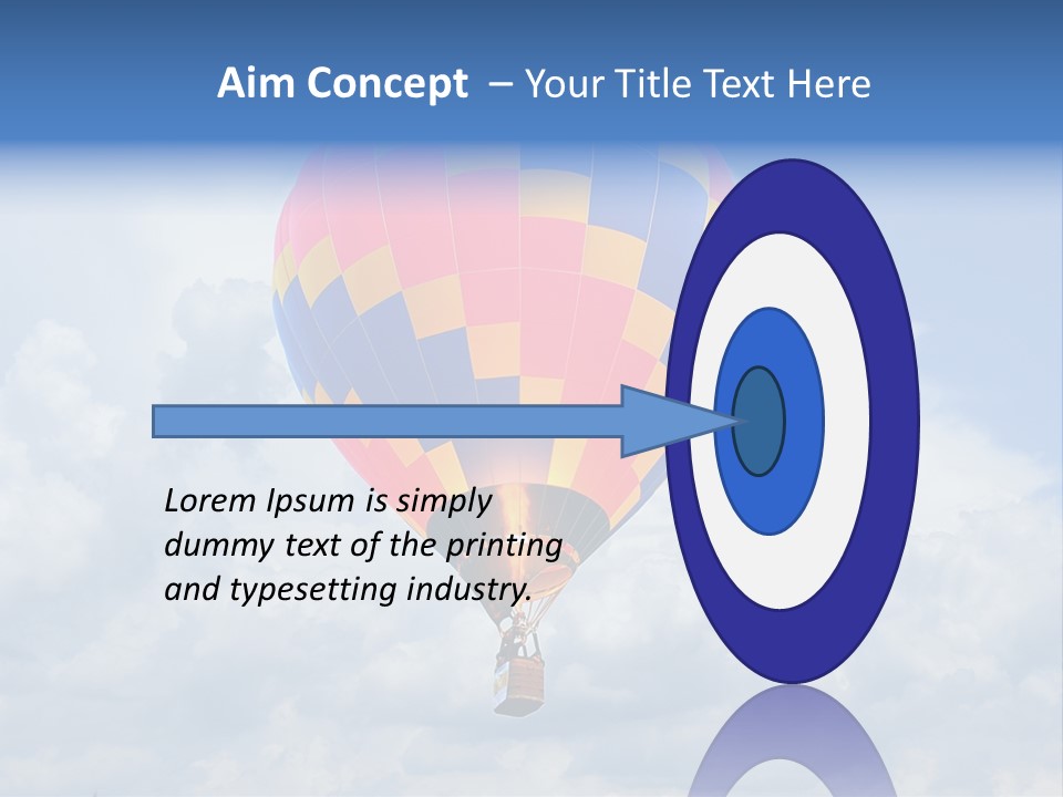 Illustration Colorful Rally PowerPoint Template